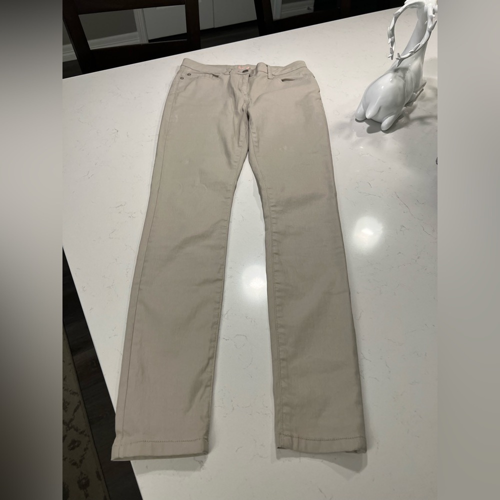 BODEN Stretch Skinny Leg Khaki Jeans Pants Jeggings Size 6R